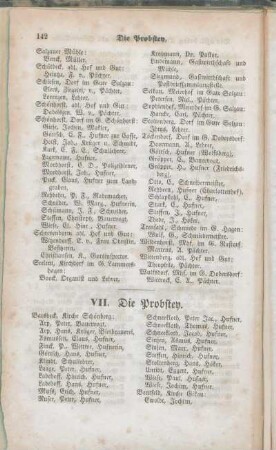 VII. Die Probstey.