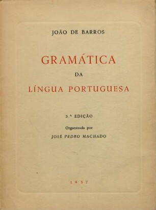 0-, João de Barros - Gramática da língua portuguesa