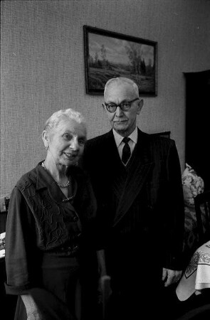 Diamanthochzeit der Eheleute Otto und Elisabeth Eisele.