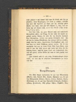 XIX. Vergiftungen.