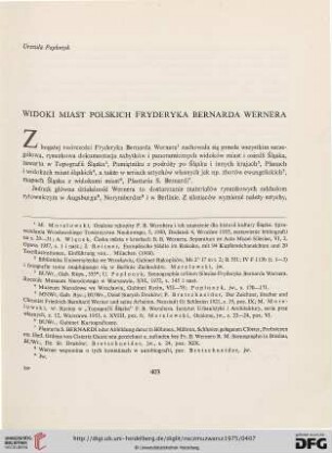 19: Widoki miast polskich Fryderyka Bernarda Wernera