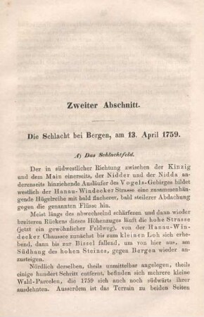 A) Das Schlachtfeld.