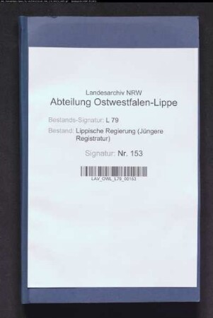 Verleihung lippischer Hausorden und Medaillen