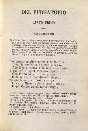 La Divina Commedia, 2.. Del Purgatorio