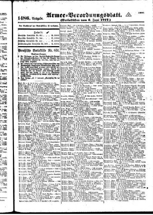 1486.Ausgabe. Mittwoch, 6. Juni 1917
