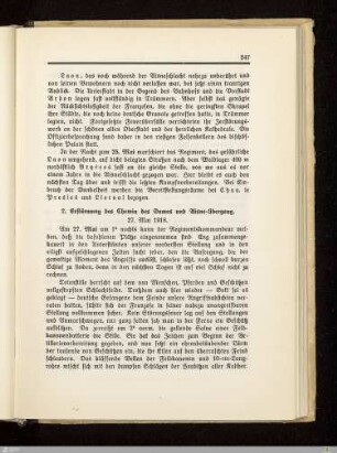 2. Erstürmung des Chemin des Dames und Aisne-Übergang