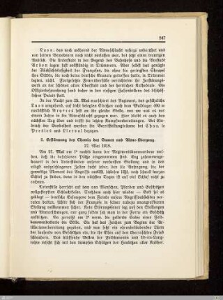 2. Erstürmung des Chemin des Dames und Aisne-Übergang