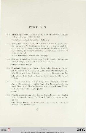 Porträts (Nr. 313-340)