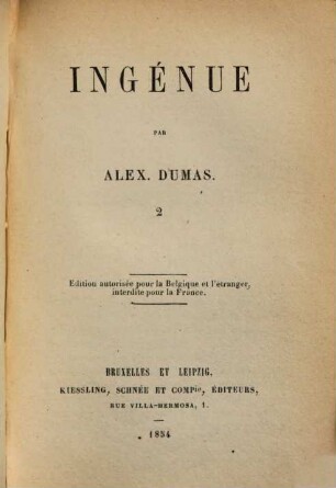 Ingénue, 2
