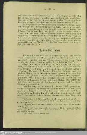 II. Geschichtliches