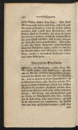 Vierzehente Erzählung.