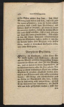 Vierzehente Erzählung.