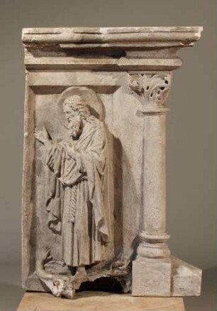 Johannes der Täufer von der Lettner-Kanzel Wechselburg