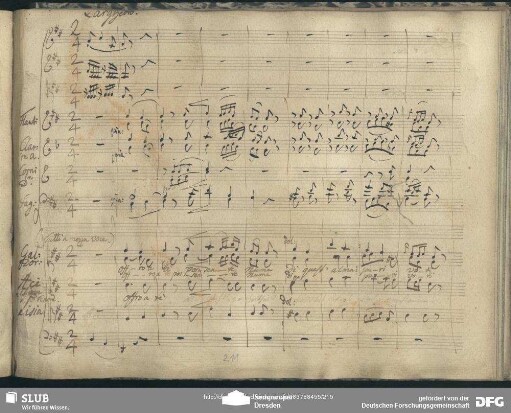 Quartetto: "Offro a te possente nume"