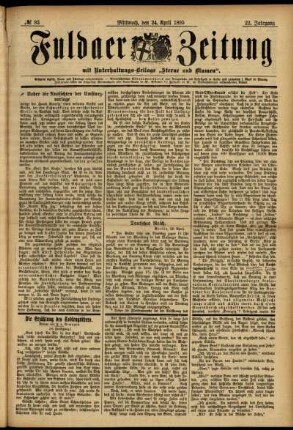 Ausgabe vom Mittwoch, den 24. April 1895.