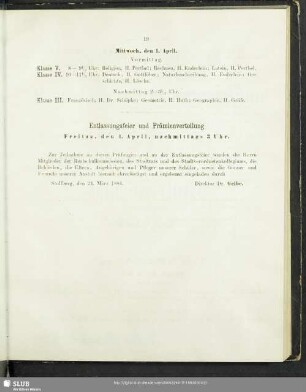 Entlassungsfeier und Prämienverteilung