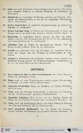 Japonika (Nr. 427-645)