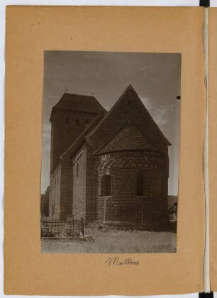 Kirche, Melkow: Choransicht (aus: Skizzen- und Fotoalbum 29)