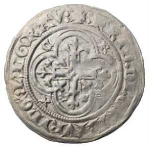 Fundmünze, Breiter Groschen, um 1345 - 1349