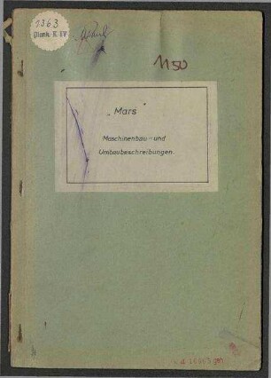 Umbau Artillerie-Schulschiff "Mars"
