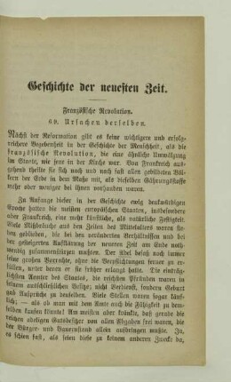 Französische Revolution. 69. Ursachen derselben