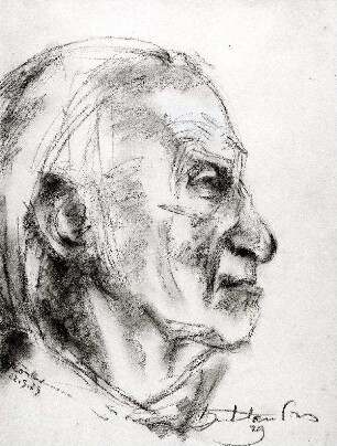 Bildnis von Hermann Claudius (1878-1980)