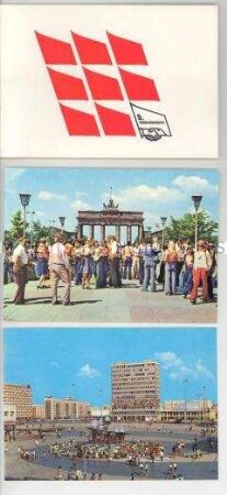 Postkartenmappe, für Teilnehmer des 9. FDGB-Kongresses
