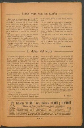 El deber del lector