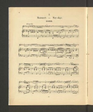 3. Maienzeit. - May days.