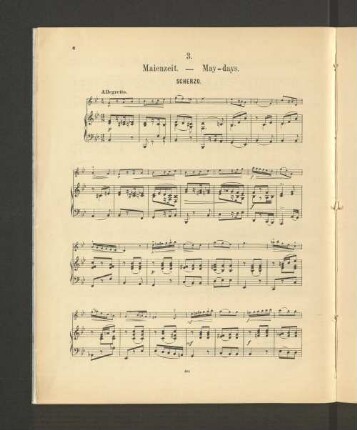 3. Maienzeit. - May days.
