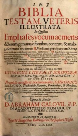 Biblia testamenti veteris illustrata, 1