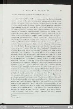 Secondo esempio di crudeltà del Gran Duca di Moscovia.