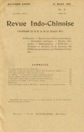 15 Mars 1905. No 5
