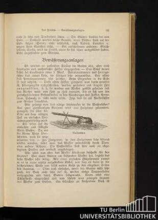 Bewässerungsanlagen.