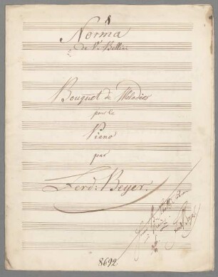Potpourris; pf; op. 42/8 - BSB Mus.Schott.Ha 9062-2
