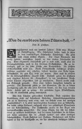 "Was du ererbt von deinen Vätern hast,-"