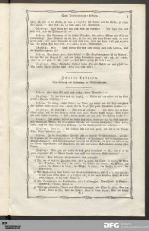 Zweite Lektion. Vom Gebrauch und Abänderung der Geschlechtswörter.