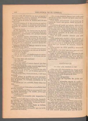 Capítulo III : Un ciego que comienza á ver