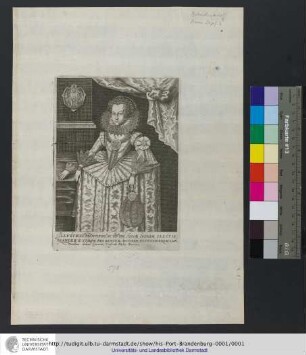 Illvstriss[im]æ Principiss.æ Ac D[omi]næ D[o]m[inae] Annæ Sophiæ Elector. Brandeb. E Stirpe Progenitæ Dvcissæ Brvnsvicens. Ac Lun. / Humillime dedicat Consecrat. Godfridt Müller Brunswic. ; [Wilhelm Schwan sc.]