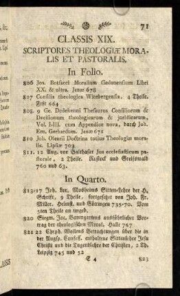 71-80, In Folio. - In Octavo. 946.