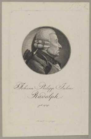 Bildnis des Johann Philipp Julius Rudolph