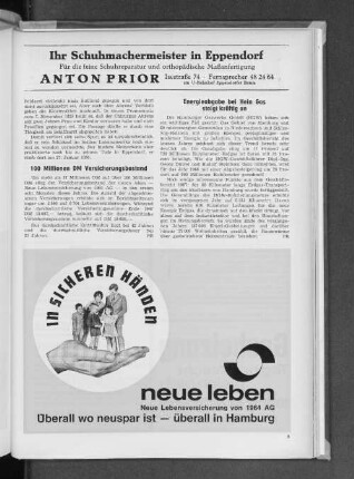 100 Millionen DM Versicherungsbestand