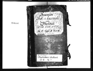 Warschauer Hoftagebücher, 1750 - 1752