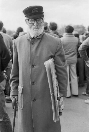 London, Hyde Park, Speakers Corner, Portrait eines Speakers