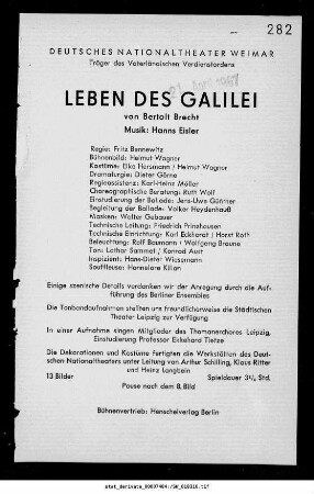 Leben des Galilei