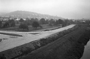 Freigabe des letzten Anschlußstücks der Umgehungsstraße Durlach zwischen Durlach und Grötzingen.