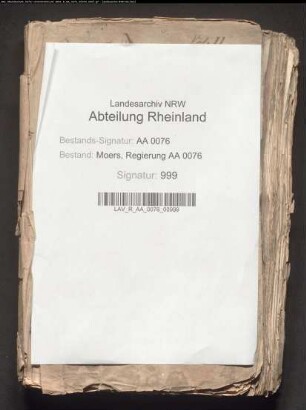 Eingesessene an der Donge gegen Heesenbusch-Sozietät wegen der den Ersteren gehörenden Gemeinheit und Viehtrift