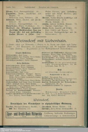 Weinsdorf mit Liebenhain