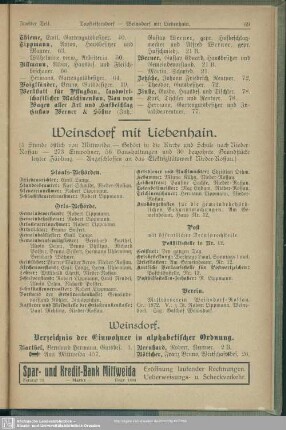 Weinsdorf mit Liebenhain