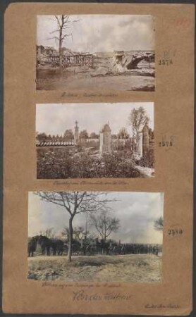 Kolonne auf einer Landstraße bei St. Mihiel